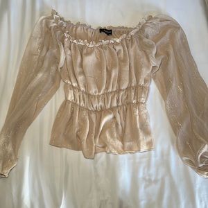 Aakaa sparkly Off the shoulder Womens top